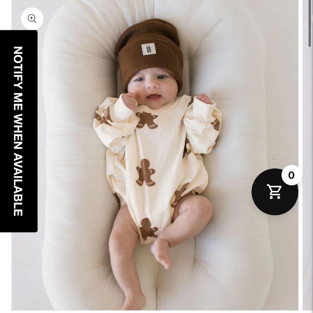 Forever French gingerbread romper